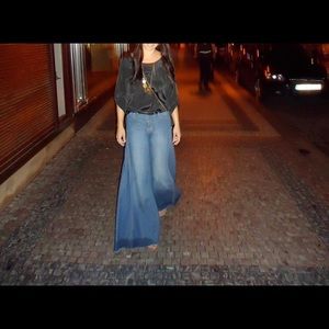 Free People super wide leg /